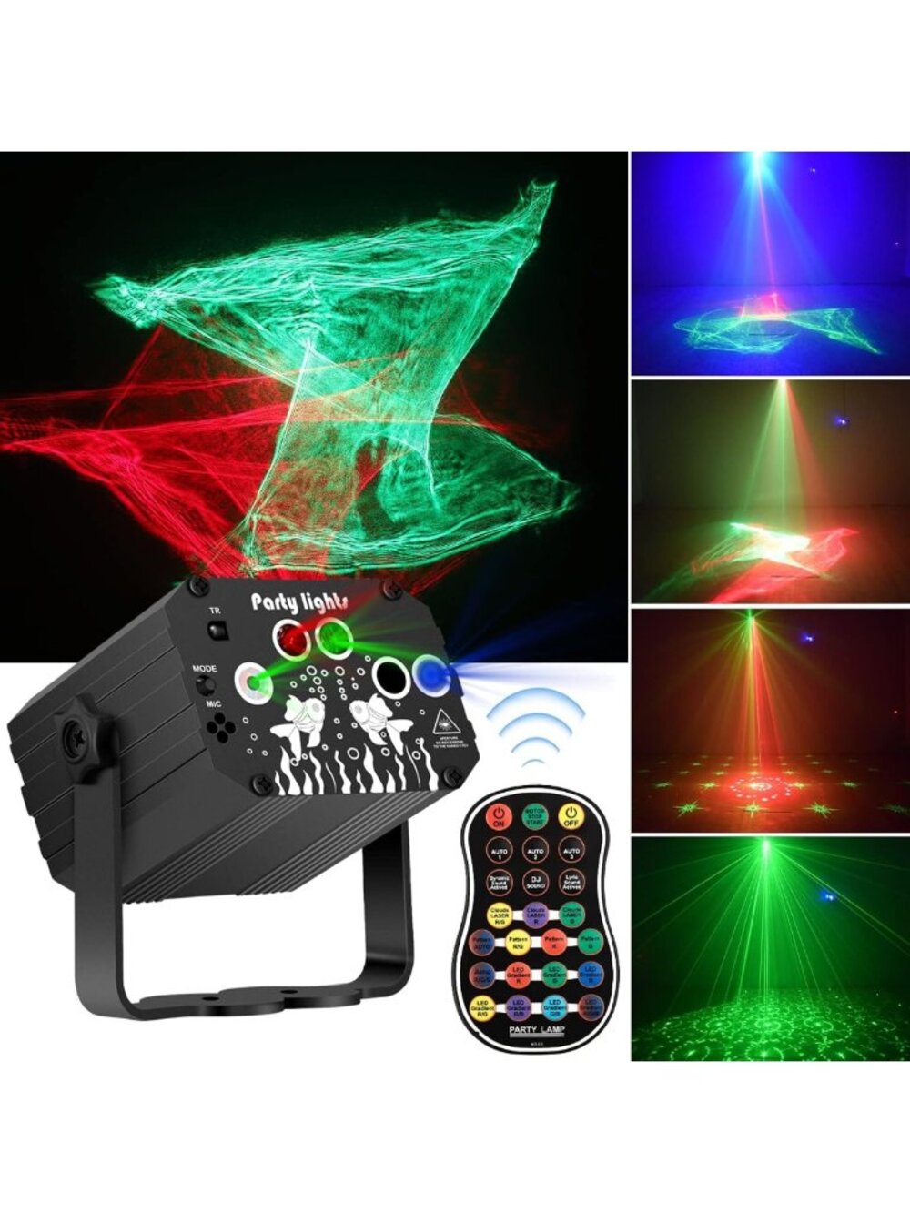 Vibrant DJ Disco Party Lights with Northern Laser Effect for Events